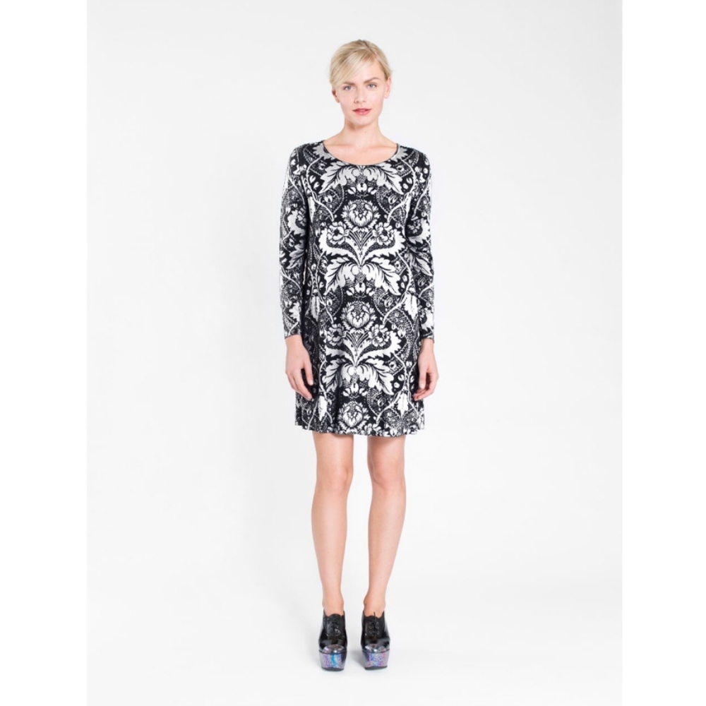 Marimekko Keinuva Black/White Dress Size XS Extra Small